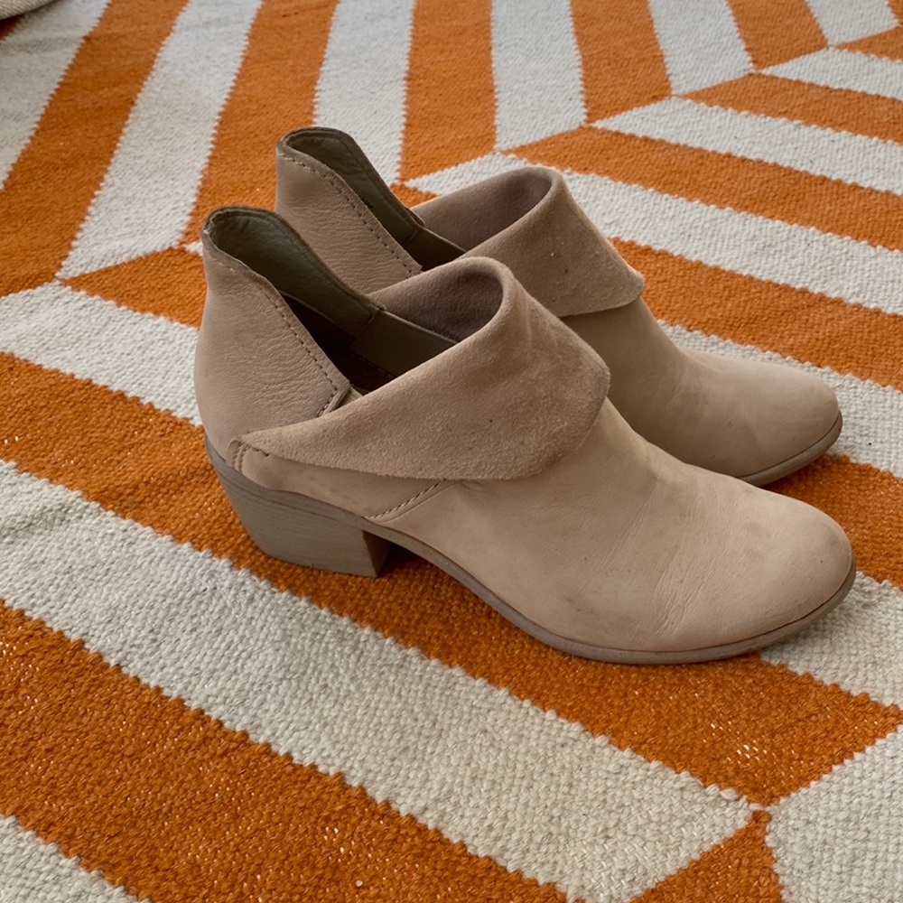 Tan booties